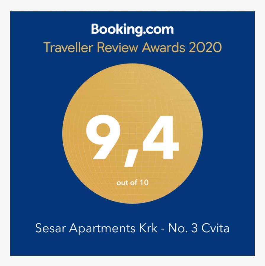 Sesar Apartments Krk - No. 3 Cvita Krk Town Eksteriør bilde
